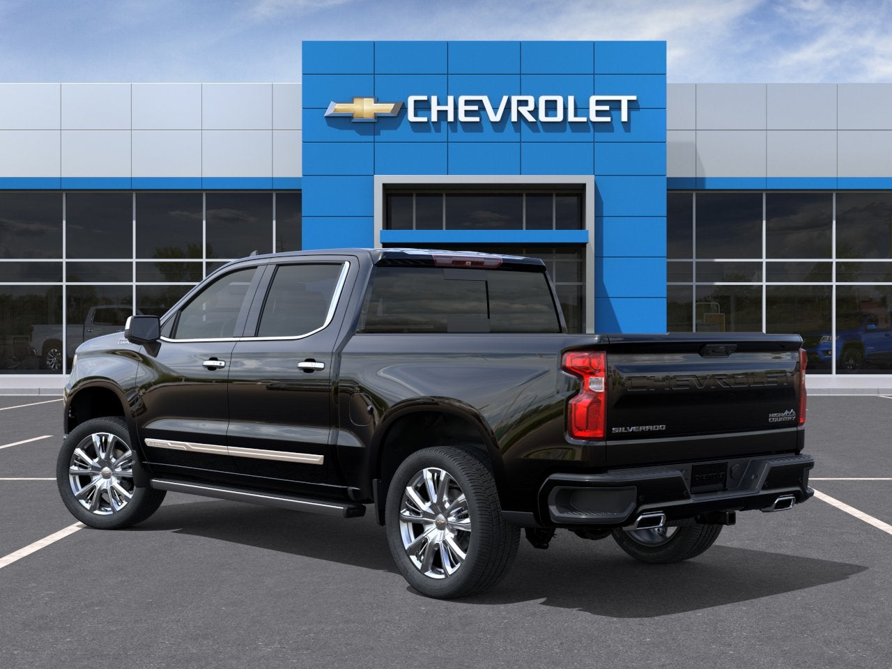 2026 Chevrolet Silverado 1500 — rear three-quarter view