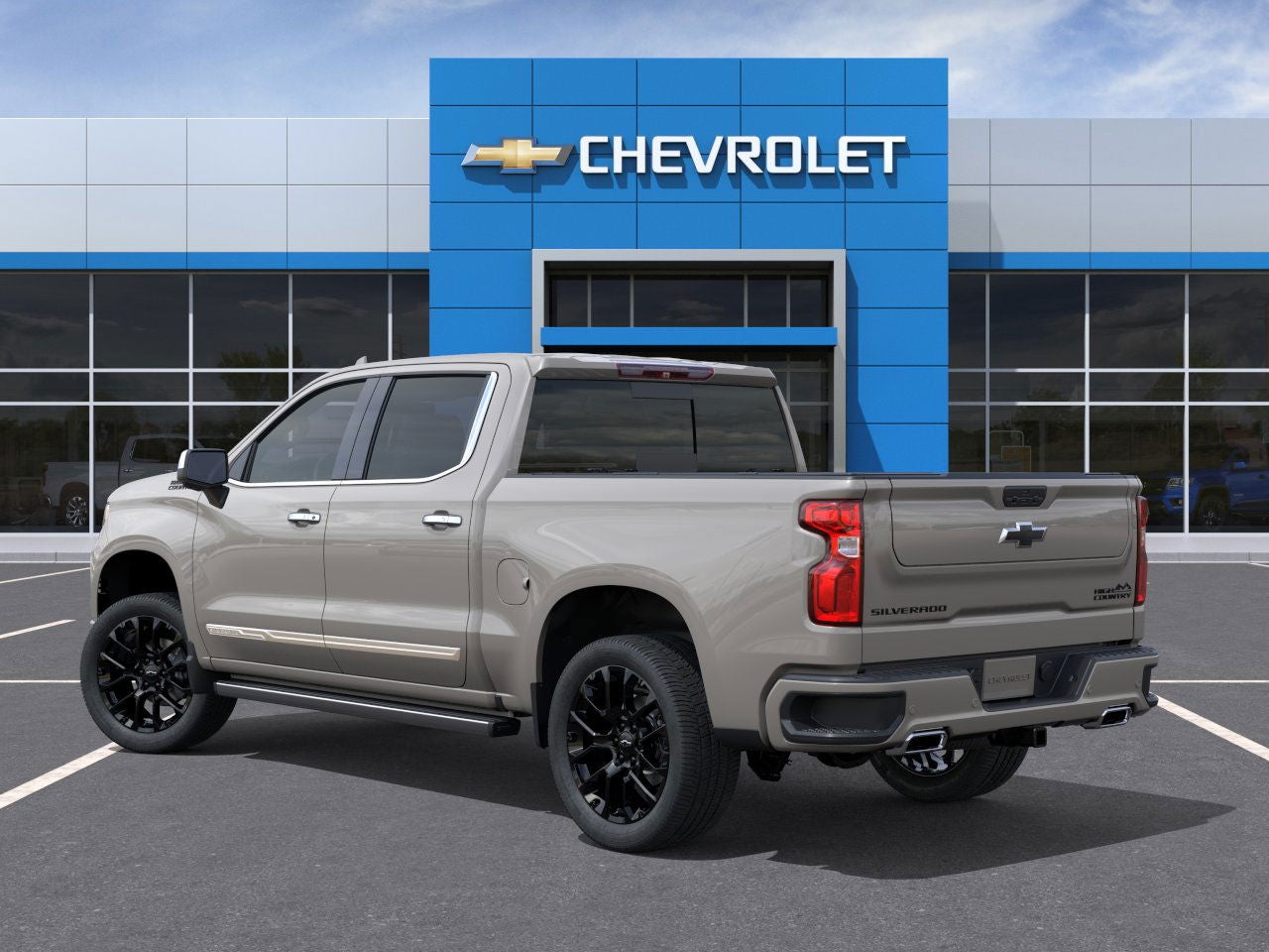 2026 Chevrolet Silverado 1500 — rear three-quarter view