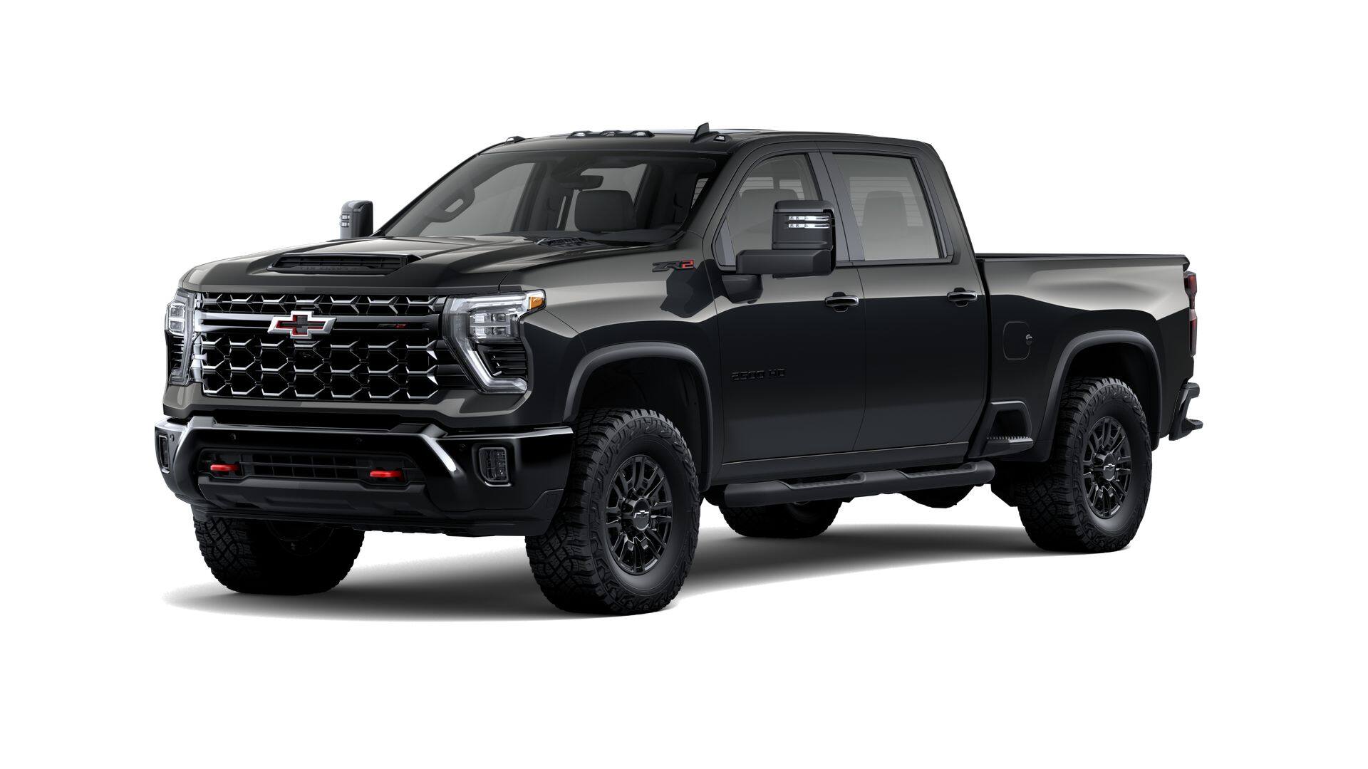 2026 Chevrolet Silverado 2500 HD ZR2 in Black — front three-quarter view