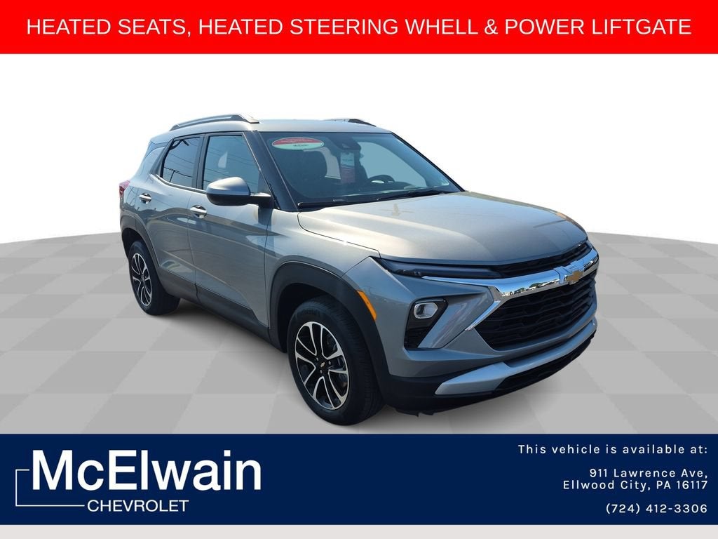 2025 Chevrolet Trailblazer LT in Sterling Gray Metallic — front three-quarter view